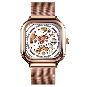 Steel band hollowed-out mechanical watch with 30-meter water resistance for casual use for men - Product Image 1