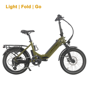 Vélo électrique <span class=keywords><strong>pliable</strong></span> urbain à batterie dissimulée, longue autonomie, avec porte-bagages arrière - Product Image 1