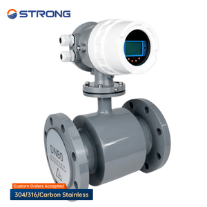 Geflensde Grote Boring Elektromagnetische Stroommeter DN300-DN3000 Roestvrij Staal Oem Voor Riolering Gas Lucht <span class=keywords><strong>Water</strong></span> & Olie Behandeling - Product Image 4