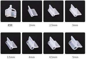 100 pièces Clips de ruban de greffage 1 paquet ruban de greffage Support de tige de plante Clips de fixation de <span class=keywords><strong>vigne</strong></span> Clips de croissance de semis accessoire de jardinage - Product Image 5