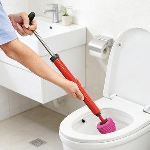 Déboucheur de toilettes à aspiration unique, puissant nettoyeur de canalisations, ventouse de toilettes domestique. - Product Image 1
