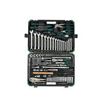 Jeu de clés multifonctionnelles manuelles en acier au chrome-vanadium, cliquet à douille double usage pour la réparation et l'entretien automobile