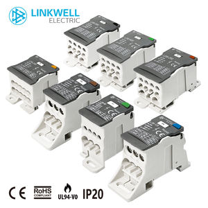 Bloc de jonction de distribution sur rail DIN IP20 250A avec couvercle transparent pour armoires <span class=keywords><strong>électrique</strong></span>s industrielles - Product Image 3