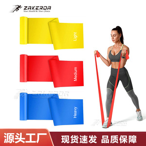 ชุดยางยืดออกกำลังกาย ZAKERDA ขนาด 150 มม. x 150 มม. แบบหนา ปานกลาง และเบา สำหรับโยคะ ฟิตเนส และการฝึกออกกำลังกายเพื่อการปรับรูปร่างทั่วร่างกาย - Product Image 4