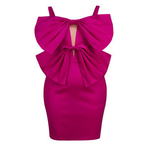 Ocstrade Vestiti da Sera Scollati sulla Schiena con Fiocco Abito Aderente <span class=keywords><strong>Abbigliamento</strong></span> Femminile Taglie Forti Vestiti <span class=keywords><strong>Casual</strong></span> a Vita Alta - Product Image 2