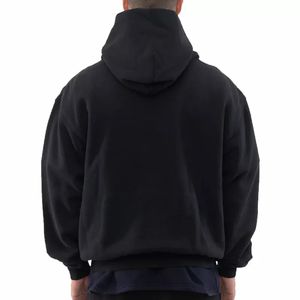 LY 100% coton de haute qualité épais épais éponge française pull à capuche personnalisé goutte épaule polaire surdimensionné sweat à capuche hommes - Product Image 2