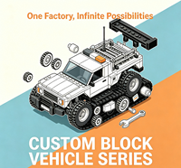 Set de Bloques de Construcción Creativos MOC BRICK, Figura de Anime de Auto, Arquitectura, para Exhibición, DIY, Regalo Navideño para Adultos