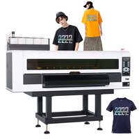 Okai Dtf A1 600Mm Dtf Printer Dtf Pet Roll Mesin Cetak Pengocok Bubuk Transfer Panas Printer Inkjet
