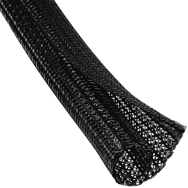TONY PET Flexible Expandable Braided Cable Sleeve 5mm-50mm Flame Resistant Braided Mesh Sleeve 600V -50C to +150C