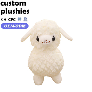 Peluche di Pecora Personalizzato, Morbido e Soffice Giocattolo Imbottito con Occhi in Plastica, Regalo per le Festività - Product Image 1