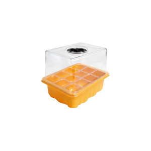 Nouvelle boîte de <span class=keywords><strong>semis</strong></span> multifonctionnelle en PET durable et écologique à 6 ou 12 trous avec couvercle haut, idéale pour la culture domestique et le jardinage à domicile (en option) - Product Image 6