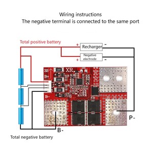 Cartes de démarrage pour batteries <span class=keywords><strong>automobiles</strong></span> Stocks Motorbike <span class=keywords><strong>BMS</strong></span> 3S 4S 35A 60A NCM LiFePO4, à courant de démarrage élevé 600A 1200A - Product Image 6