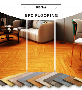 OEM Trung Quốc nhà sản xuất SPC sàn máy hiện đại hạt gỗ không thấm nước Vinyl ván Dễ dàng cài đặt chống trượt thiết kế đồ họa - Product Image 2