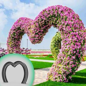 Esculturas de Jardín de Diseño Industrial, Jardinera Grande para Exteriores con Riego Automático por Goteo, Escultura de Corazón de Metal - Product Image 1