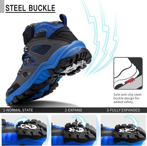 Scarponi da <span class=keywords><strong>Trekking</strong></span> Invernali LANBO per Bambini e Bambine Modello LANBO8032-1 Punta Tonda Tomaia in Rete Suola in Gomma Antiscivolo - Product Image 3