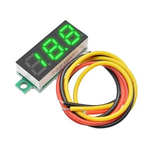 0.28 inch DC 0-100 <span class=keywords><strong>Volt</strong></span> vôn kế ánh sáng phát ra Diode kỹ thuật số vôn kế điện áp Tester Detector cho xe xe máy cung cấp điện - Product Image 4