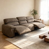 Canapé inclinable électrique VOXHOME, style nordique minimaliste, pour salon, meubles modulaires, tissu résistant aux griffures de chat