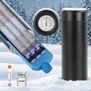 Pendingin Insulin pada kotak perjalanan, botol termos obat, gelas pendingin Insulin portabel untuk pena Insulin - Product Image 4