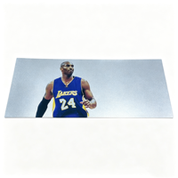 Carte de collection de basket-ball personnalisée plaquée or PE KOBE BRYANT, carte décorative pour fans, cadeau commémoratif pour les fans