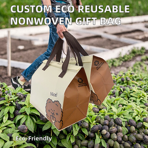 Empaque de Alimentos para Pizza de Alta Calidad con Logotipo Personalizado Impreso, 100% Tela No Tejida, Reutilizable, Reciclable, Biodegradable, Ecológico y Resistente a la Humedad - Product Image 2