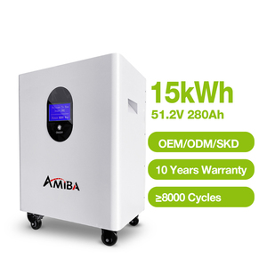 フロアホームLifepo4バッテリー8000サイクル51.2V 10kWh 30kWhリチウムイオンバッテリー壁に取り付けられた家の太陽エネルギー貯蔵バッテリー - Product Image 1