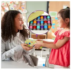 맞춤형 로고 다채로운 자체 잉크 장려 우표 아이들을위한 재미있는 장난감 스탬퍼 용품 스타킹 스터프 어린이 공예