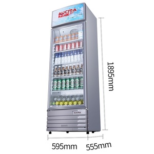 Réfrigérateur vertical à porte vitrée grande capacité pour boissons fraîches, idéal pour les magasins de détail et les dépanneurs - Product Image 3