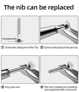 Venta al por mayor directa de fábrica de China: Nuevo lápiz óptico activo <span class=keywords><strong>con</strong></span> rechazo de palma para <span class=keywords><strong>Apple</strong></span> <span class=keywords><strong>Pencil</strong></span>, lápiz táctil para iPad de 9.7 pulgadas - Product Image 5