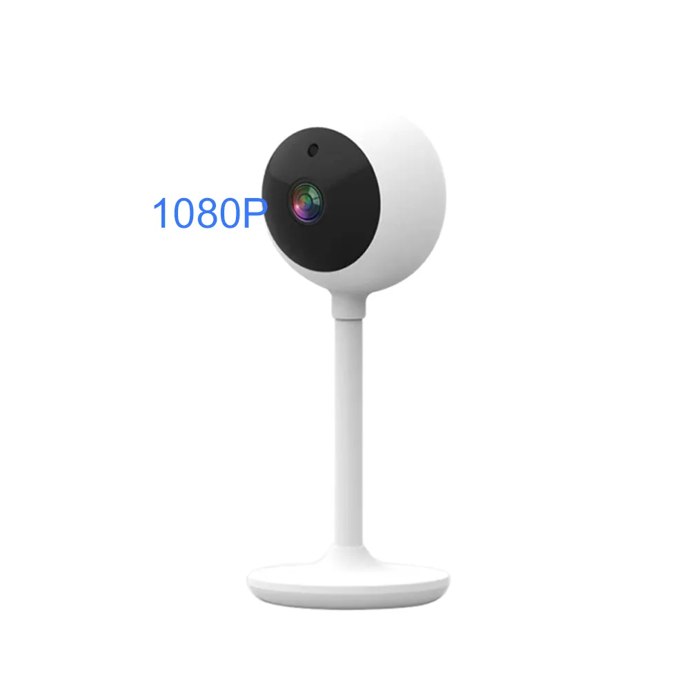 2023 HD 1080P 2MP wireless wifi mini cctv smart home security camera small indoor baby camera 360 rotating portable ip camera