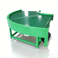 Convoyeur à courbe à 90 degrés AST, profilé en aluminium, couleur personnalisée, peinture RAL, logistique d'emballage alimentaire et de boissons, réglable