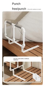 Altura ajustable Cama de seguridad para ancianos Pasamanos Estabilidad Barra de agarre Asistencia de cama compacta - Product Image 3