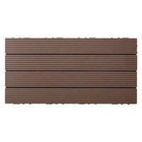 Plancher en composite bois-grain pour terrasse extérieure WPC sur mesure