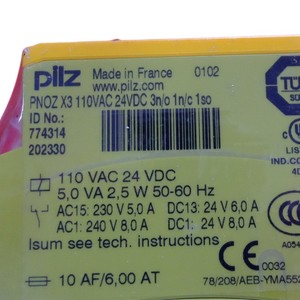 รีเลย์นิรภัยรุ่นใหม่แท้ 774314 X3 110VAC 24VDC 3n/o มีสินค้าในสต็อก - Product Image 3
