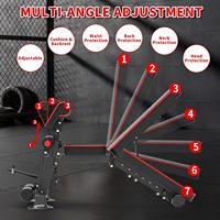 Chaise de musculation pliable pour exercices à domicile, banc de musculation réglable pour sit-ups et levée de poids