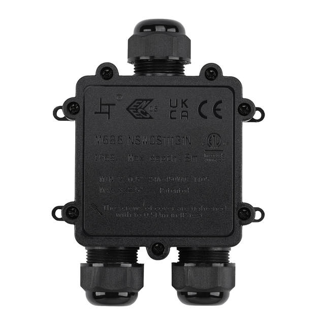 Greenway M686 Y Shape Export Europe Best Seller 3 Way Waterproof IP68 Electrical Junction Box Distribution Box for Outdoor Use