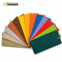 Revêtement en poudre thermodurcissable époxy polyester électrostatique, pulvérisation à la poudre, anti-corrosion, couleurs RAL, haute adhérence pour les unités HVAC