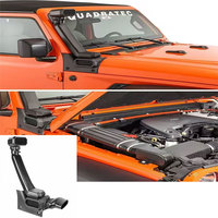Kit de collecteur d'admission noir compatible avec Jeep Wrangler JL 2007-2011