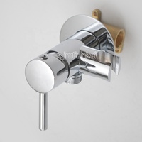 Support rond de toilette en laiton, support de Bidet à main avec robinet d'eau chaude et froide