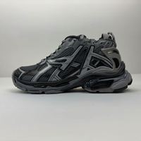 Chaussures noires de haute qualité pour hommes, baskets décontractées de créateur, chaussures de marche, chaussures de course pour hommes