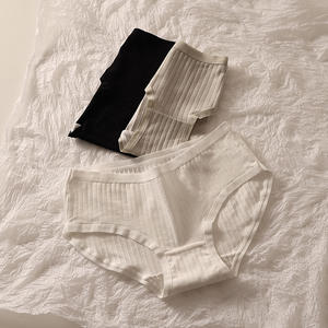 Culottes en coton taille mi-haute unies pour femmes et étudiantes, style japonais, simples et respirantes, direct usine - Product Image 3