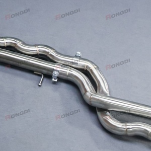 Valvetronic Exhaust Pipe for BMW M3 M4 F80 F82 M2C F87 3.0T 2014-2019 SS340 Equal Length Mid Pipe Exhaust System - Product Image 2