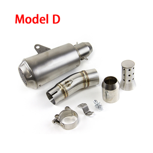 ท่อไอเสียสแตนเลสสำหรับรถจักรยานยนต์ ท่อกลาง ท่อเชื่อมต่อ สำหรับ KAWASAKI Ninja 400 Ninja 500 Z400 Z500 E - Product Image 6