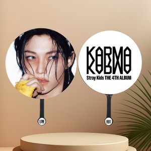 Kpop StrayKids <span class=keywords><strong>KARMA</strong></span> 4TH Album PVC Mini Fan Bangchan Hyunjin Felix Han Fashion World Tour Fanmeeting Handheld Fan Artículos de verano - Product Image 3
