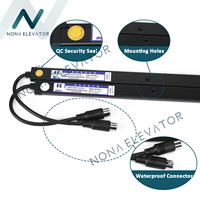 Capteur de porte d'ascenseur universel WECO-917A71-AC220/110V et rideau lumineux de sécurité, photocellule pour la protection des portes d'ascenseur