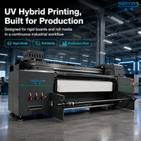 Nouvel équipement d'impression hybride à encre UV entièrement automatique pour l'industrie de la signalétique, des affichages et de la décoration