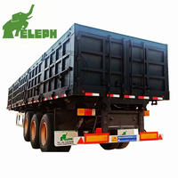 Remorque benne basculante latérale 20t, Remorque benne basculante latérale pour camion, Remorque benne basculante latérale en promotion