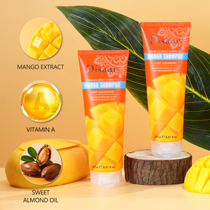 Shampooing capillaire à la mangue <span class=keywords><strong>Disaar</strong></span>, enrichi en vitamine A, nettoyage en profondeur, nourrissant, hydratant et réparateur pour cheveux abîmés - Product Image 4