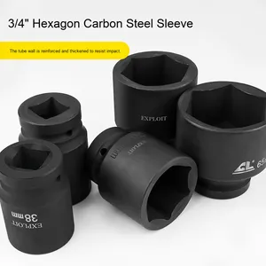 Khai Thác <span class=keywords><strong>3</strong></span>/<span class=keywords><strong>4</strong></span> nhiệm vụ nặng nề không khí pháo tay áo 17-70mm khí nén điện cờ lê thiết lập độ cứng cao Hex tác động ổ cắm cờ lê - Product Image 4