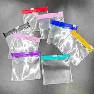 Pochettes à fermeture éclair en EVA transparent personnalisables - Petites sacoches étanches pour bijoux, pilules et documents - Cadeaux promotionnels - Product Image 2