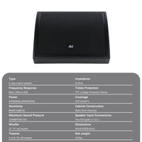 DBK 12 pouces Line Array haut-parleur extérieur moniteur de haute qualité haut-parleurs alimentés Studio professionnel pour concert événement